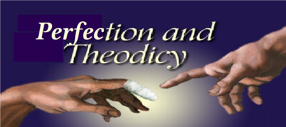The hand of God touching a wounded hand of man representing perfections involvement with imperfection