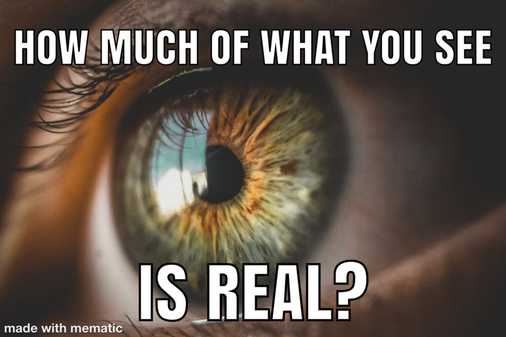 How much of what you see is real?